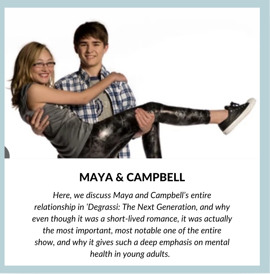 Maya & Campbell: How The Story Of Their Short-Lived Romance Perfectly Continued To Be Told In Death – And How It Transcribed Maya As A Suicide Grief Survivor