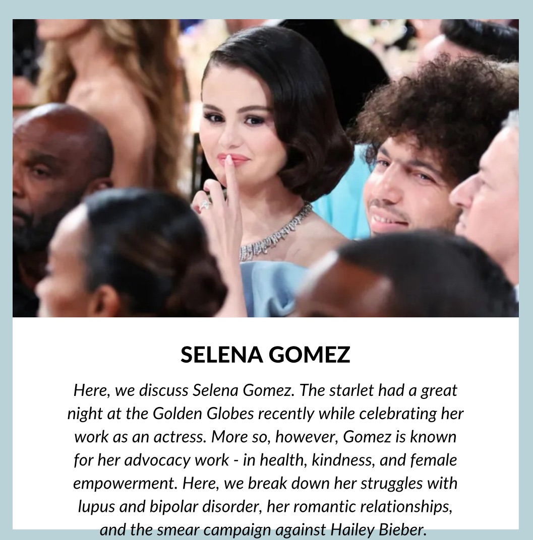 Selena Gomez: What Her Struggles With Lupus And Bipolar Disorder Meant For Her Relationships With Benny Blanco And Justin Bieber – And What The Smear Campaign Against Hailey Bieber Say About Her