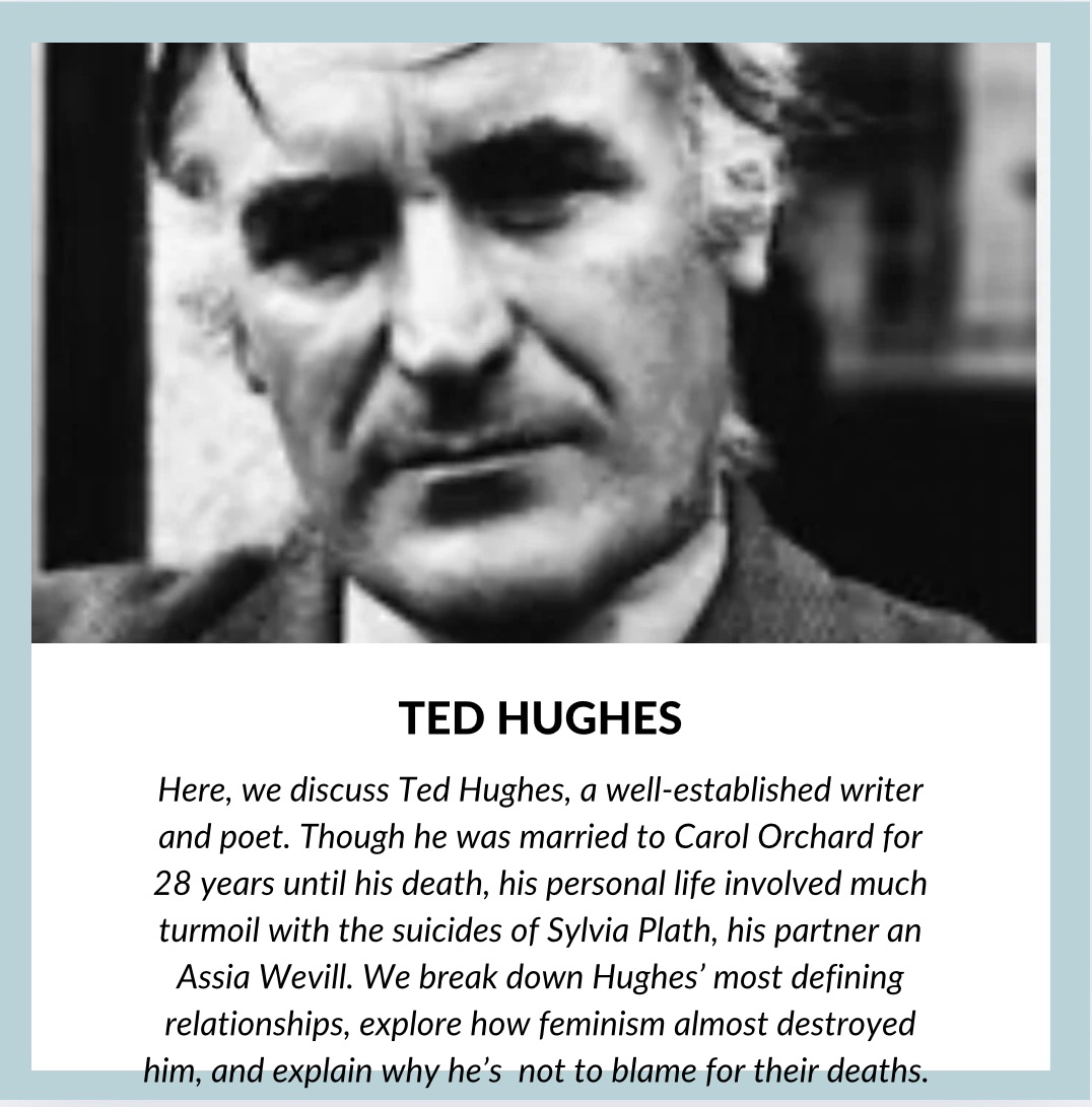 Ted Hughes: Understanding The Severity Of Mental Health Through Sylvia Plath And Assia Wevill’s Suicides – And Why He’s Not Actually To Blame For Their Deaths