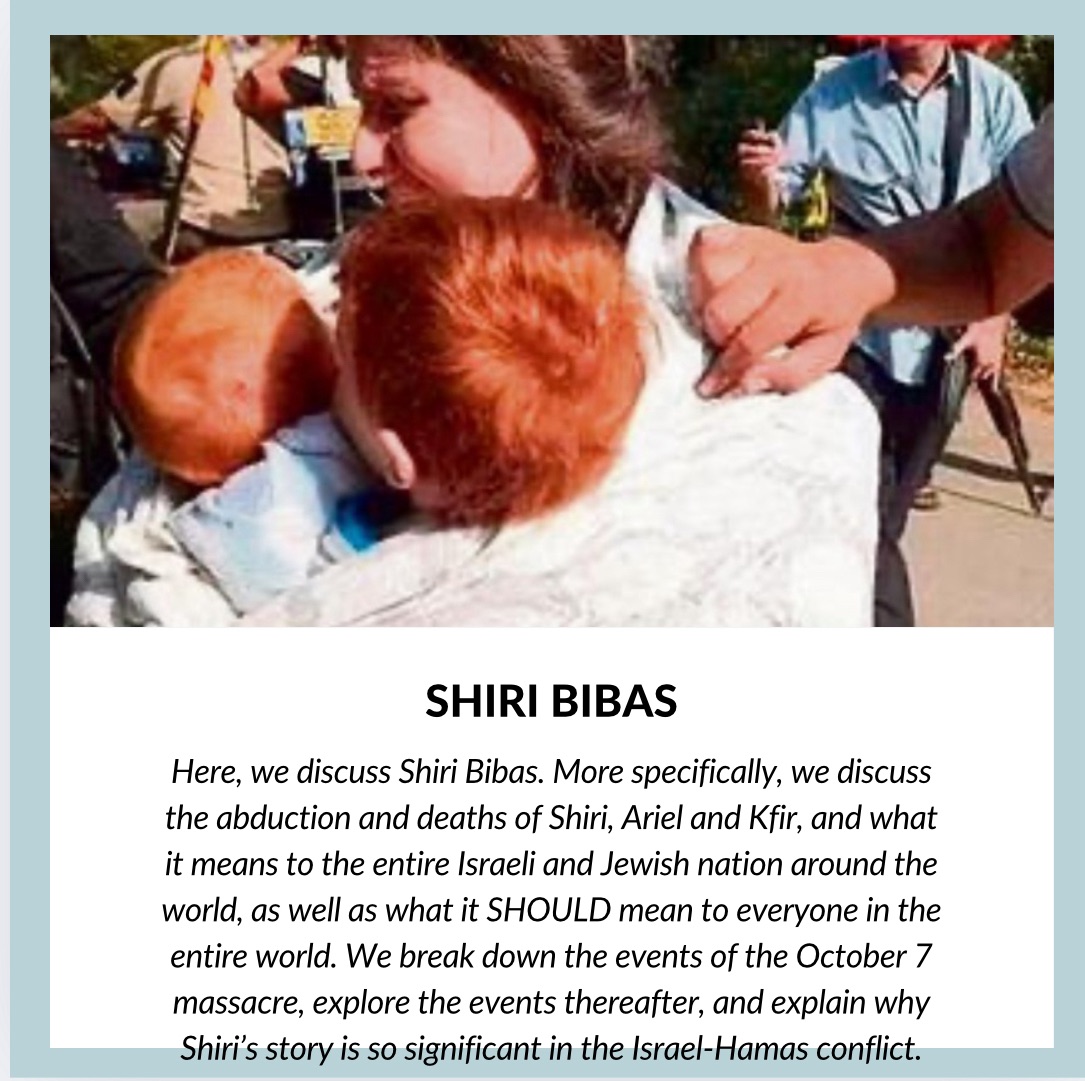 Shiri Bibas: Why Her Family’s Story Is So Significant In The Telling Of The Israel-Hamas Conflict And The October 7 Massacre – And What Ariel and Kfir’s Manner Of Death Says About Hamas’ Cruelty